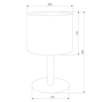 Лампа настольная TK Lighting Deva Graphite 5219-1