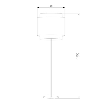 Торшер TK Lighting Boho 5568-1