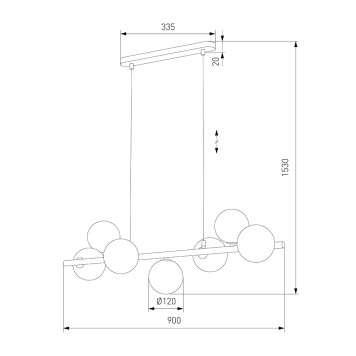 Люстра TK Lighting Estera 5668-1