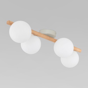 Светильник потолочный TK Lighting Estera Wood 5769-3