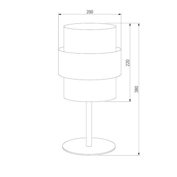 Лампа настольная TK Lighting Calisto 5895-3