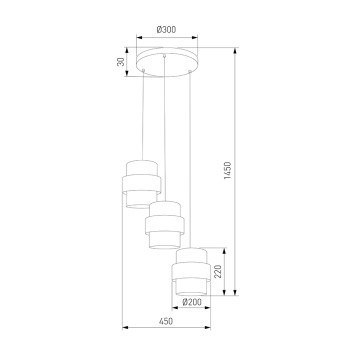 Люстра TK Lighting Calisto 5981-3
