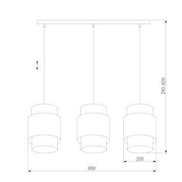 Люстра TK Lighting Boho 6531-1