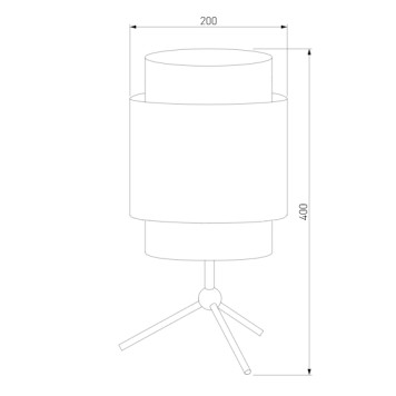 Лампа настольная TK Lighting Boho 6565-1