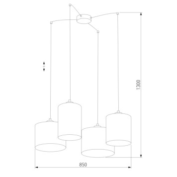 Люстра TK Lighting Juta 6585-1