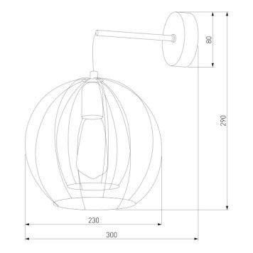 Бра TK Lighting Jaula 6596-1