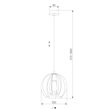 Люстра TK Lighting Jaula 6597-1