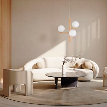 Люстра TK Lighting Estera Wood 6799-1