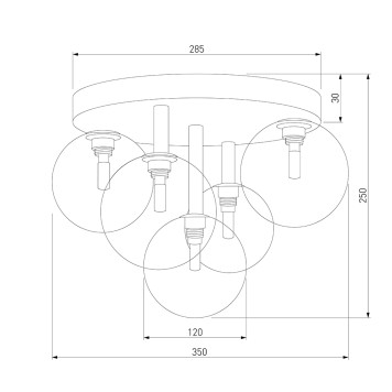 Светильник потолочный TK Lighting Nilos 758-3