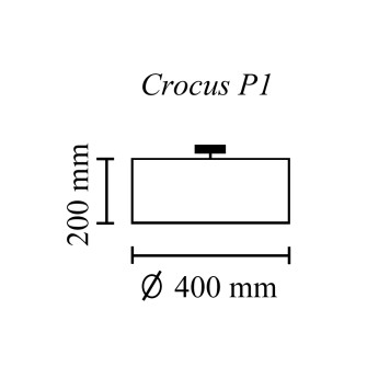Светильник потолочный TopDecor Crocus Glade P1 01 07g-1