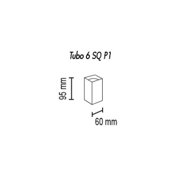 Светильник точечный TopDecor Tubo6 SQ P1 11-1
