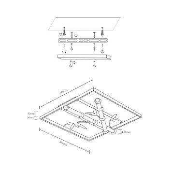 Светильник потолочный Velante 440-327-03-1