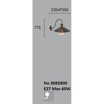 Бра Viokef  Rustic 3083800-2