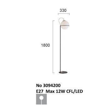 Торшер Viokef Ferero 3094200-4