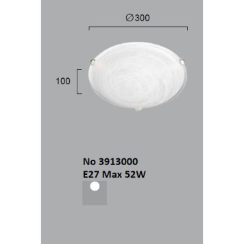 Светильник настенно-потолочный Viokef Electra 3913000-2