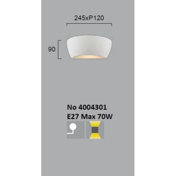 Бра Viokef Ceramic 4004301-2