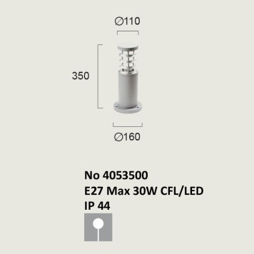 Уличный фонарь Viokef Naxos 4053500-1