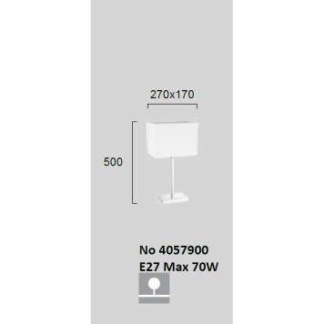 Лампа настольная Viokef Toby  4057900-3