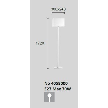 Торшер Viokef Toby 4058000-5