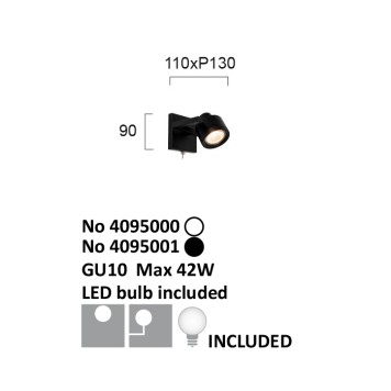 Спот Viokef Magma 4095001-3