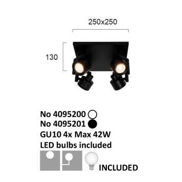 Спот Viokef Magma 4095201-2