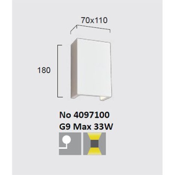 Бра Viokef Ceramic 4097100-1