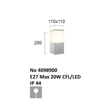 Уличный фонарь Viokef Corfu 4099000-2