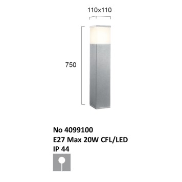 Уличный фонарь Viokef Corfu 4099100-2