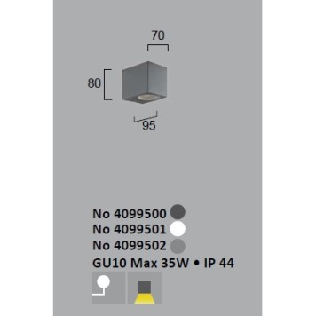 Уличный настенный светильник Viokef Tilos 4099500-1