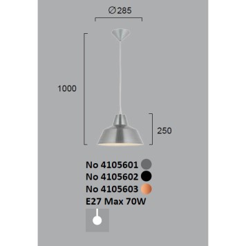 Люстра Viokef Glen 4105603-4