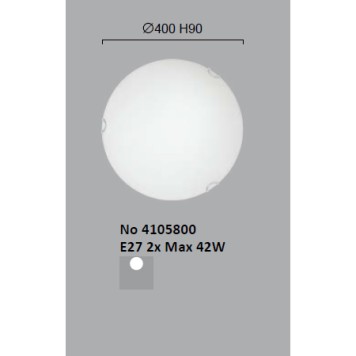 Светильник потолочный Viokef David 4105800-4