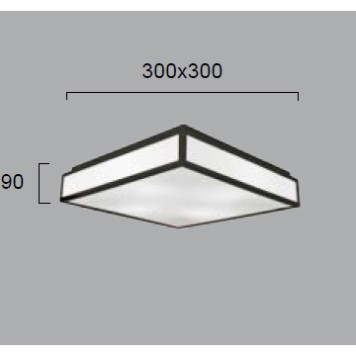 Светильник настенно-потолочный Viokef Figaro 4118001-1