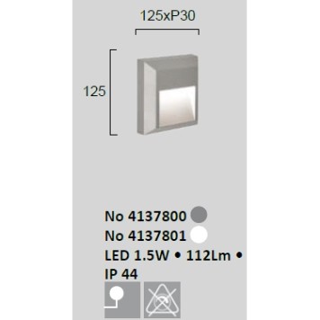 Уличный настенный светильник Viokef Leros Plus 4137800-1