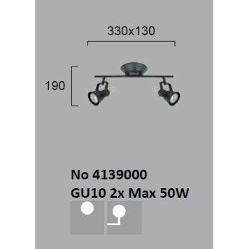 Спот Viokef Vintage 4139000-1