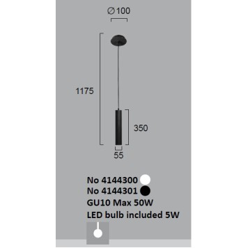 Люстра Viokef Lesante 4144300-4