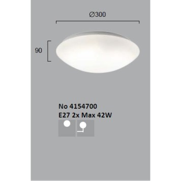 Светильник настенно-потолочный Viokef Disc 4144700-1