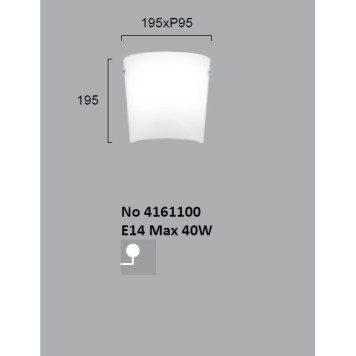 Настенный светильник Viokef Lenny 4161100-1
