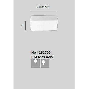 Настенный светильник Viokef Tito 4161700-2