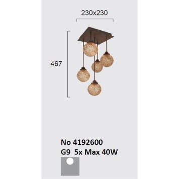 Светильник потолочный Viokef Sissy 4192600-1