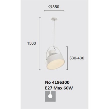 Люстра Viokef Balzac 4196300-1