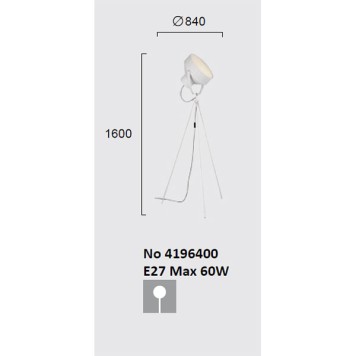 Торшер Viokef Balzac 4196400-3