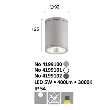Светильник точечный Viokef Maroco 4199100-2
