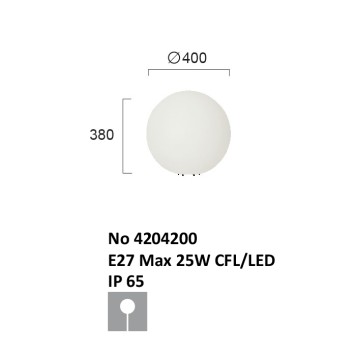 Уличный декоративный светильник Viokef Vegas 4204200-3