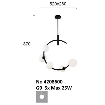 Люстра Viokef Fancy 4208600-2