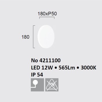 Уличный настенный светильник Viokef Jazz 4211100-2