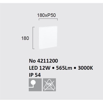 Уличный настенный светильник Viokef Jazz 4211200-1