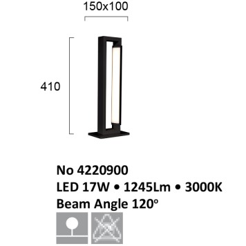 Лампа настольная Viokef Tiffany 4220900-2