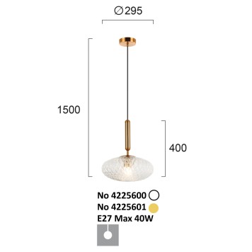 Люстра Viokef Ester 4225600-2