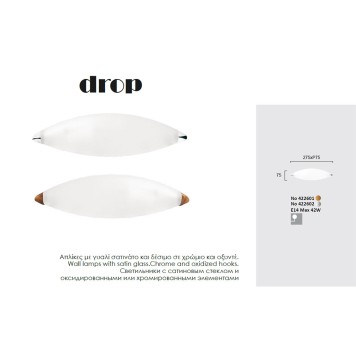 Бра Viokef Drop 422601-2