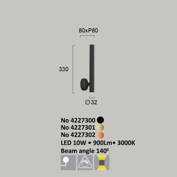 Бра Viokef Elliot 4227300-2